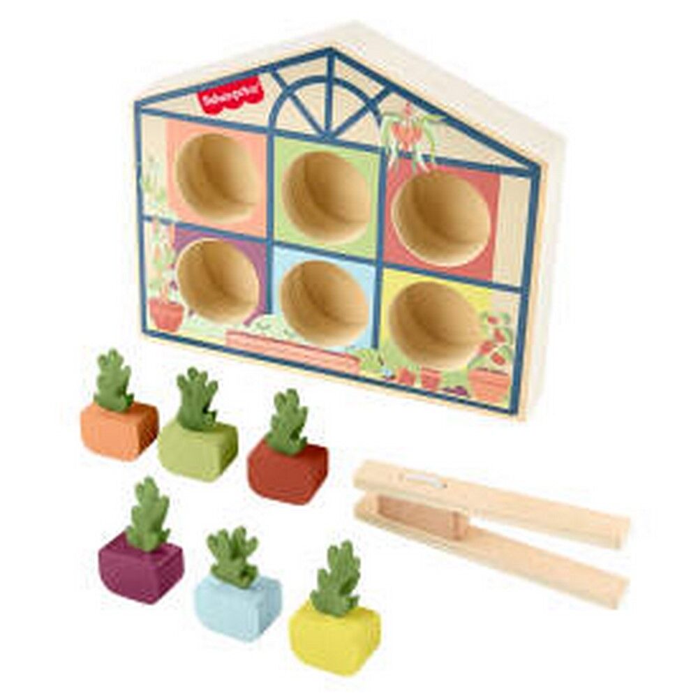 Fisher-Price Wooden Sorting Greenhouse