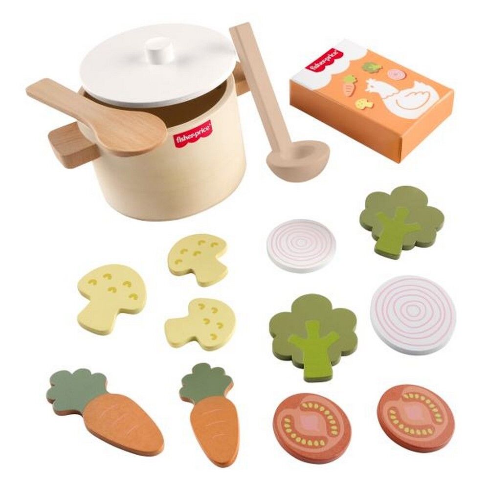 Fisher-Price Tiny Garden Wooden Soup Set
