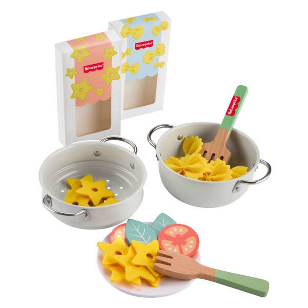 Fisher-Price Wooden Pots & Pasta Chef Set