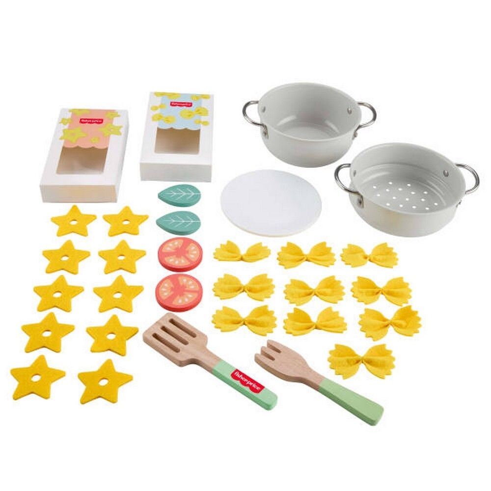 Fisher-Price Wooden Pots & Pasta Chef Set