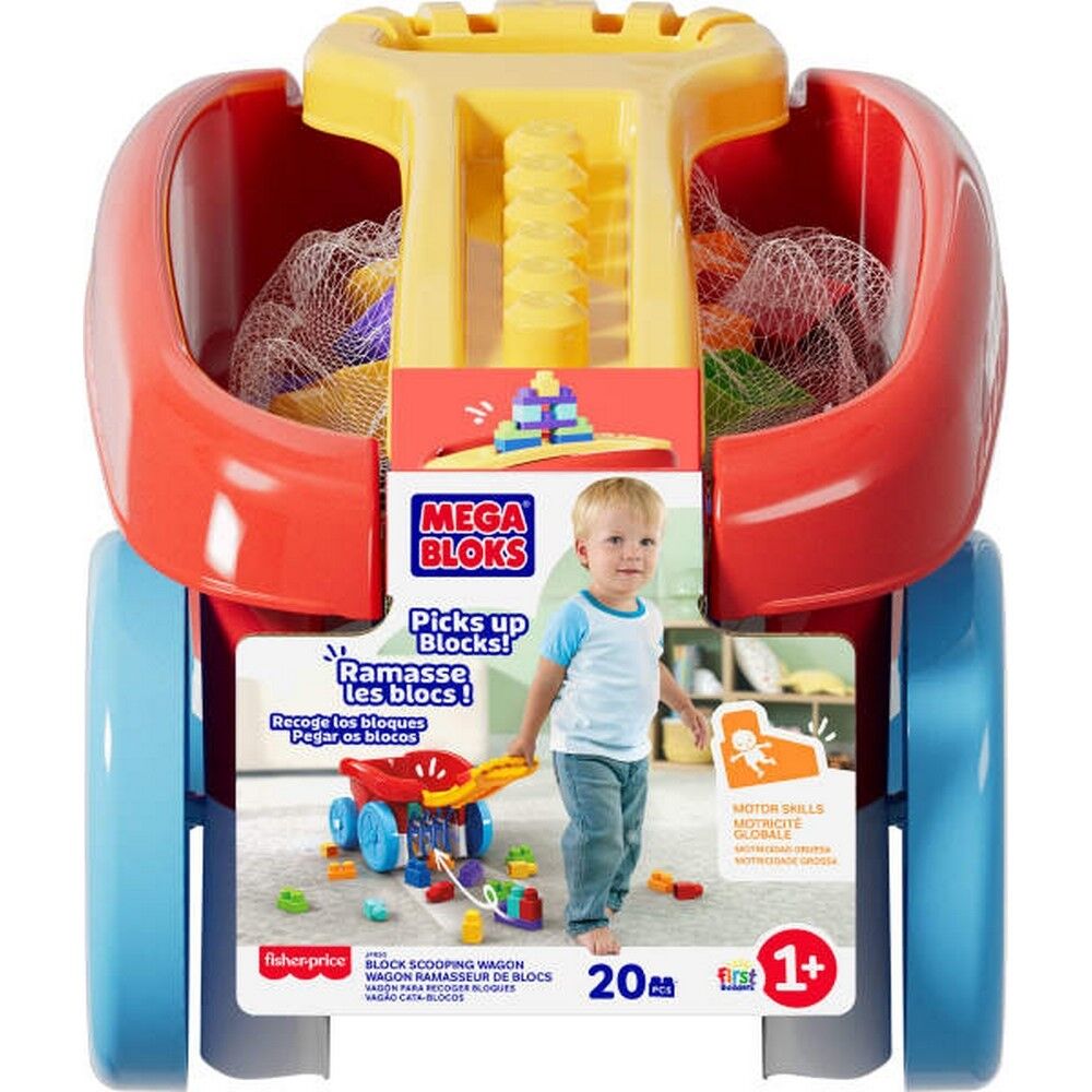 Fisher Price Mega Bloks - Scooping Wagon 20 pcs
