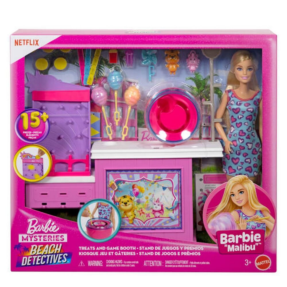 Barbie Mysteries Beach Detective Doll Playset and Acessories