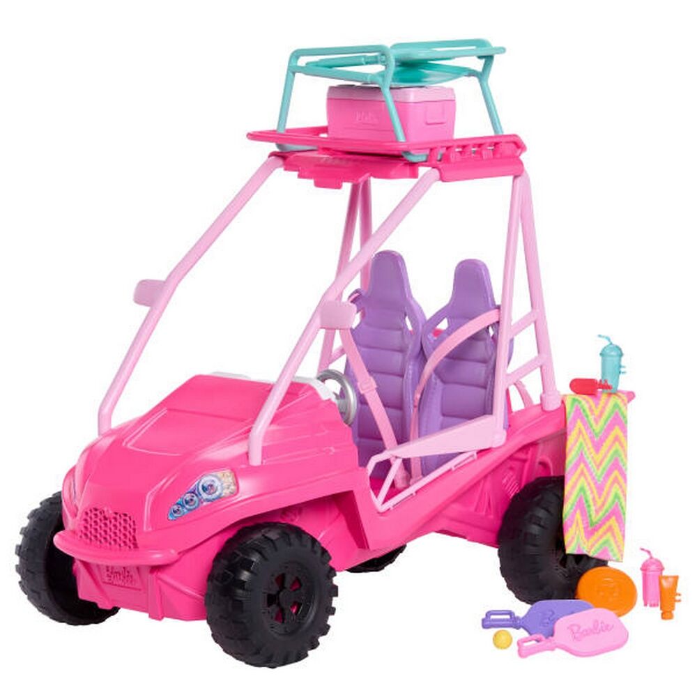Barbie Mysteries Beach Detectives Ultimate Beach Buggy Doll & Vehicle and Accessories