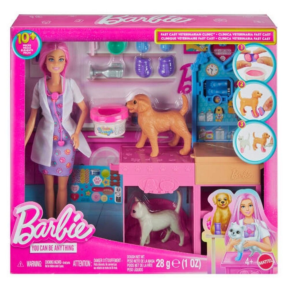Barbie Fast Cast Veterinarian Clinic