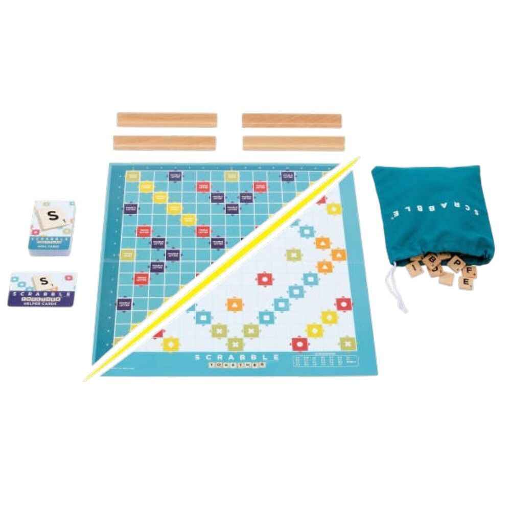 Scrabble Wood Tiles & Racks