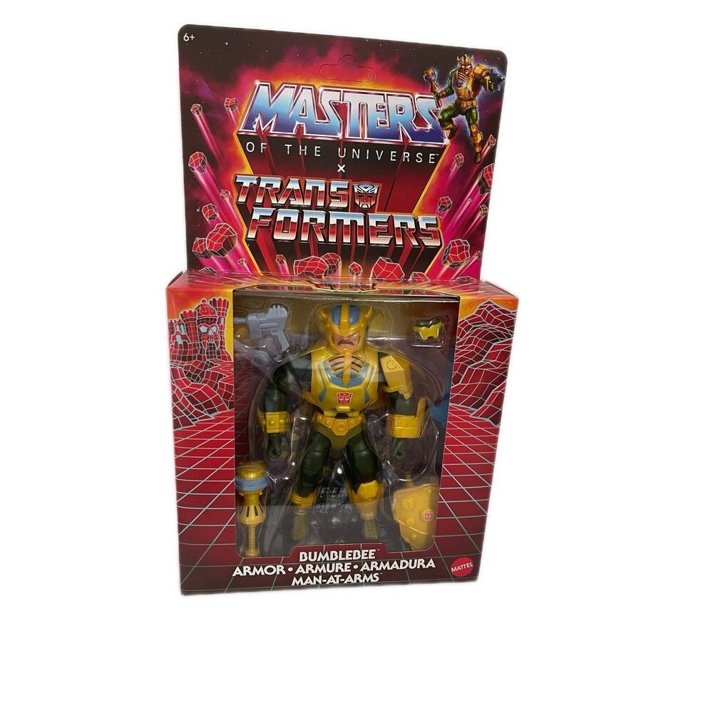 Master of the Universe X Transformers Bumblebee Armor Man-At-Arms Action Figure