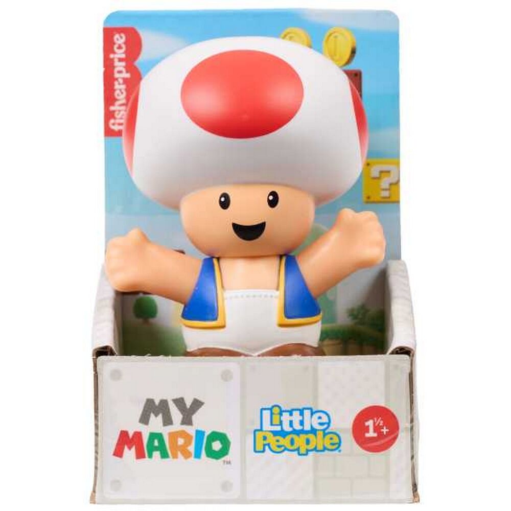 Fisher-Price Little People My Mario Figure - Toad