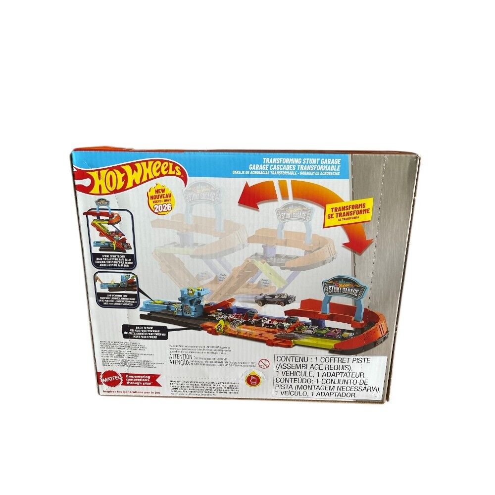 Hot Wheels City Stunt 2026 - Transforming Stunt Garage