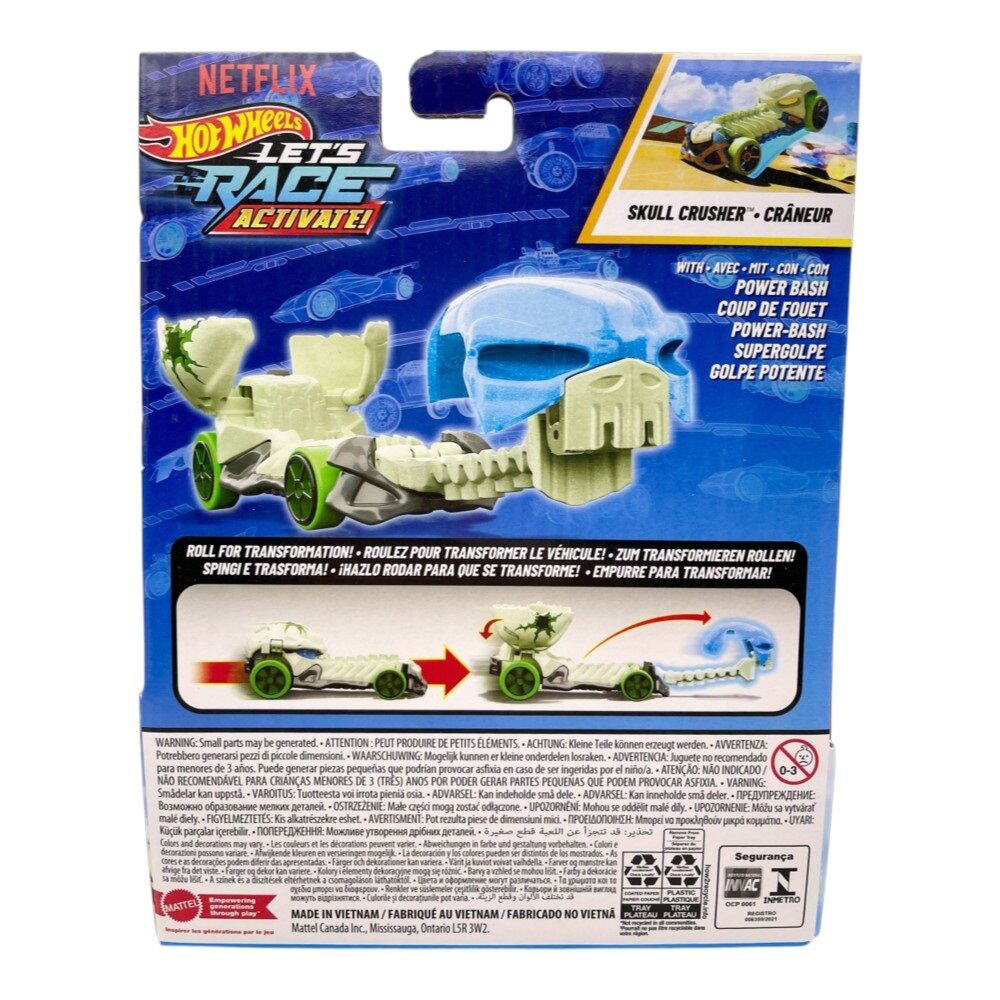 Hot Wheels Let's Race Activate - Skull Crusher Craneur
