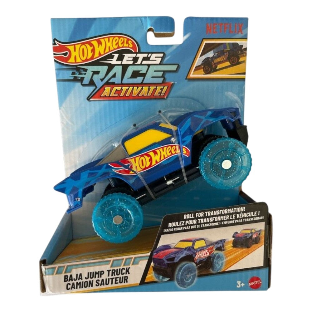 Hot Wheels Let's Race Activate - Baja Jump Truck Camion Sauteur