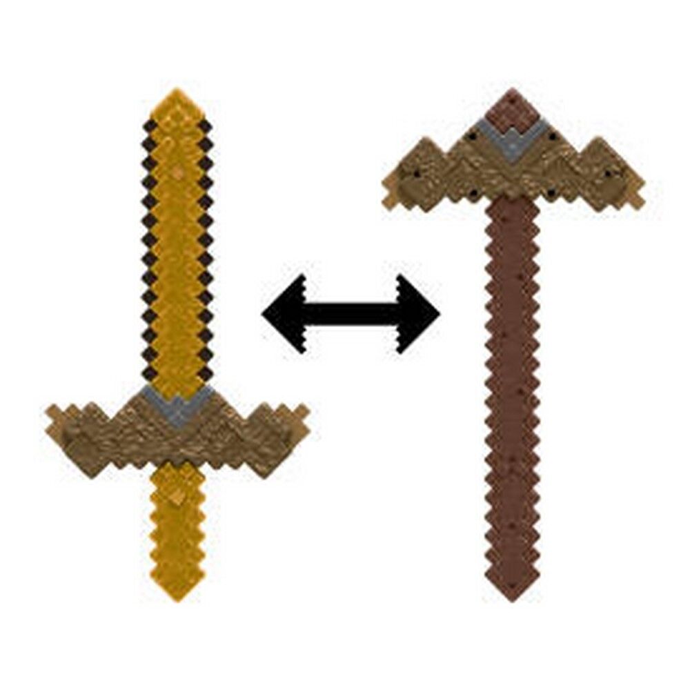Minecraft Click and Switch Sword and Pickaxe Roleplay