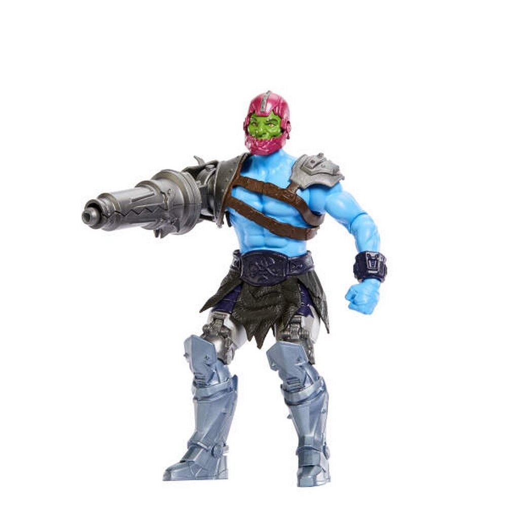 Masters of the Universe Cannon Transform Trap Jaw Feature Action Figure Toy, 5.5 Inch Twist & Release