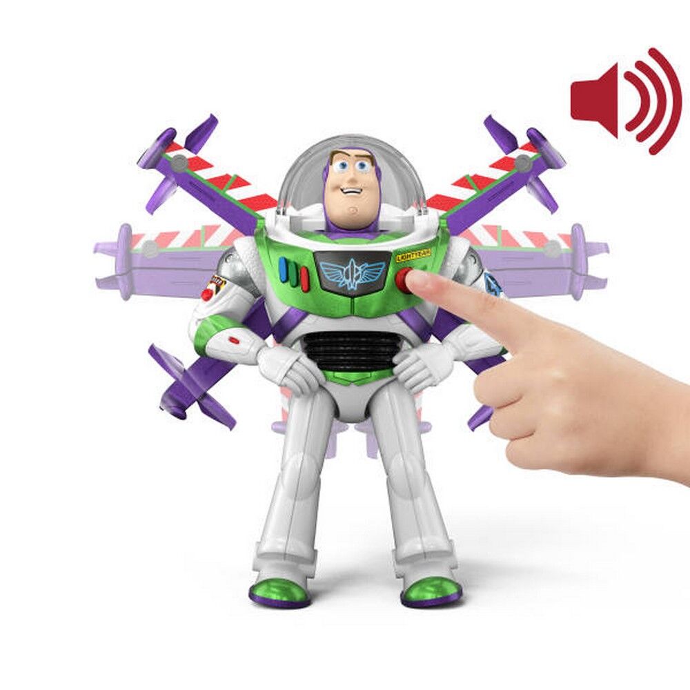 Disney Pixar Toy Story 5 Flight Mode Hi-Tech Buzz Lightyear 12 Inch Figure