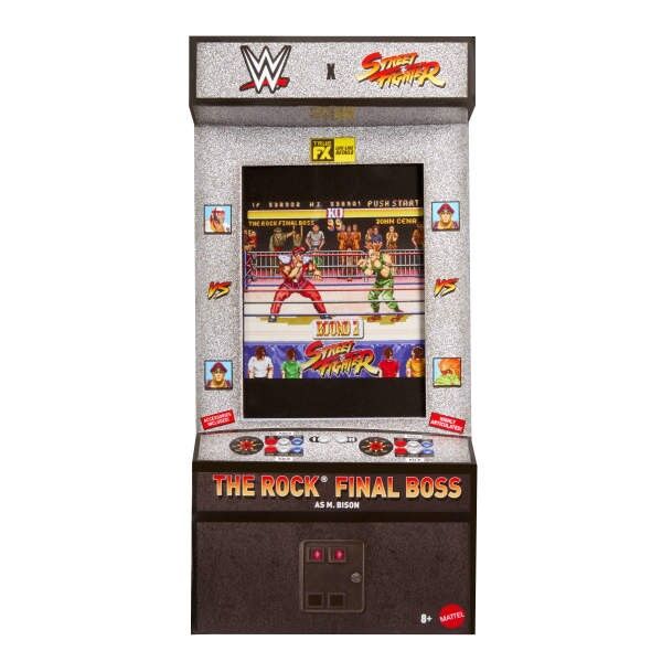 WWE X Street Fighter Action Figure - The Rock Final Boss