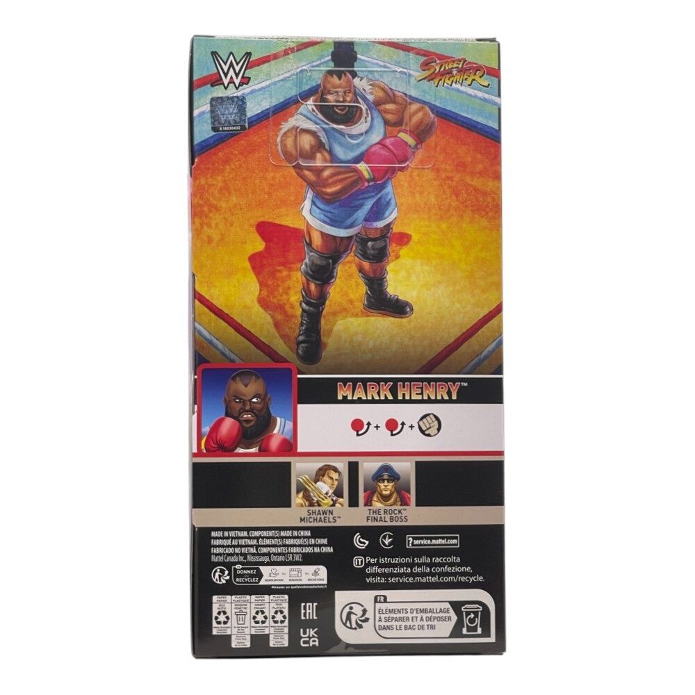 WWE X Street Fighter Action Figure - Mark Henry