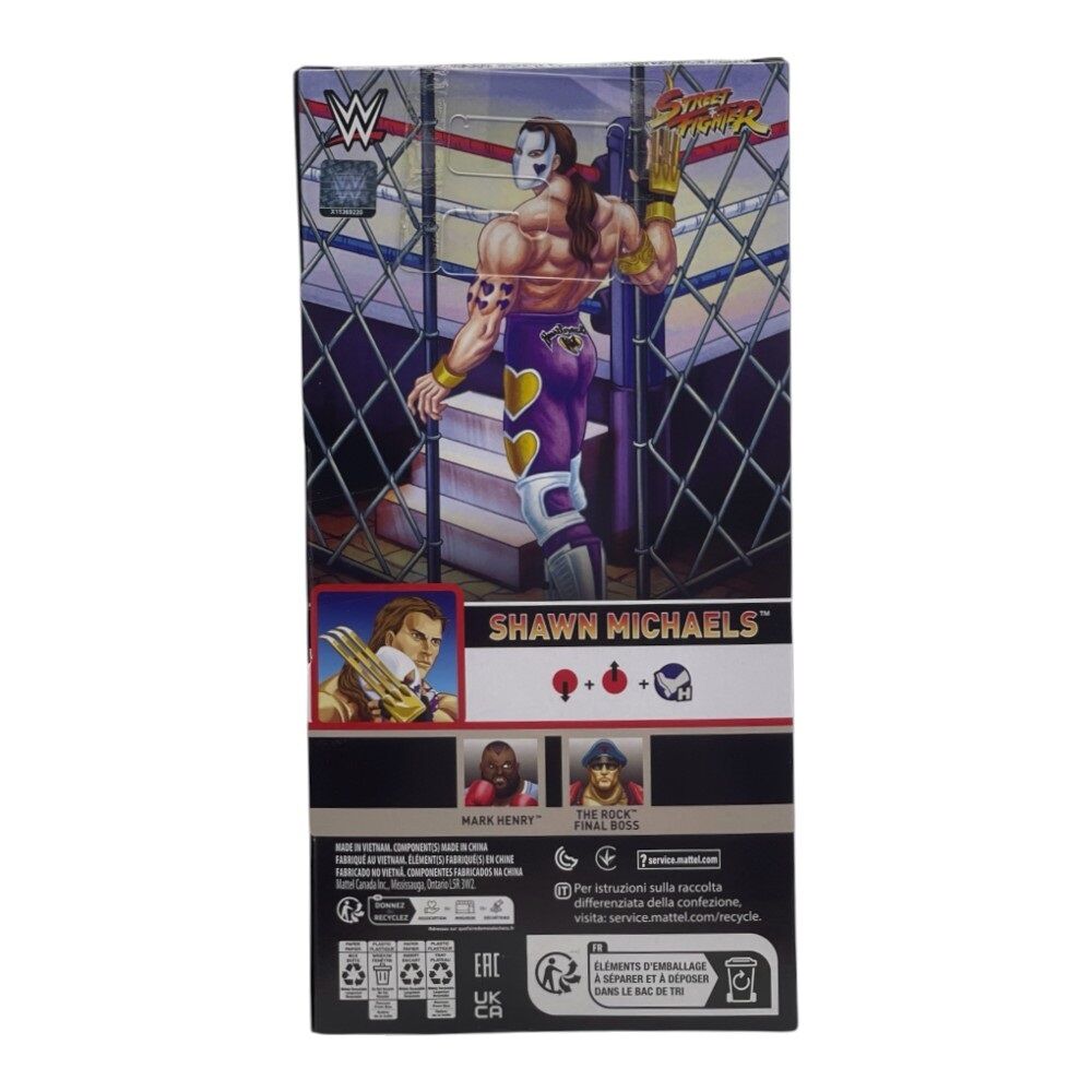 WWE x Street Fighter Shawn Michaels Action Figure