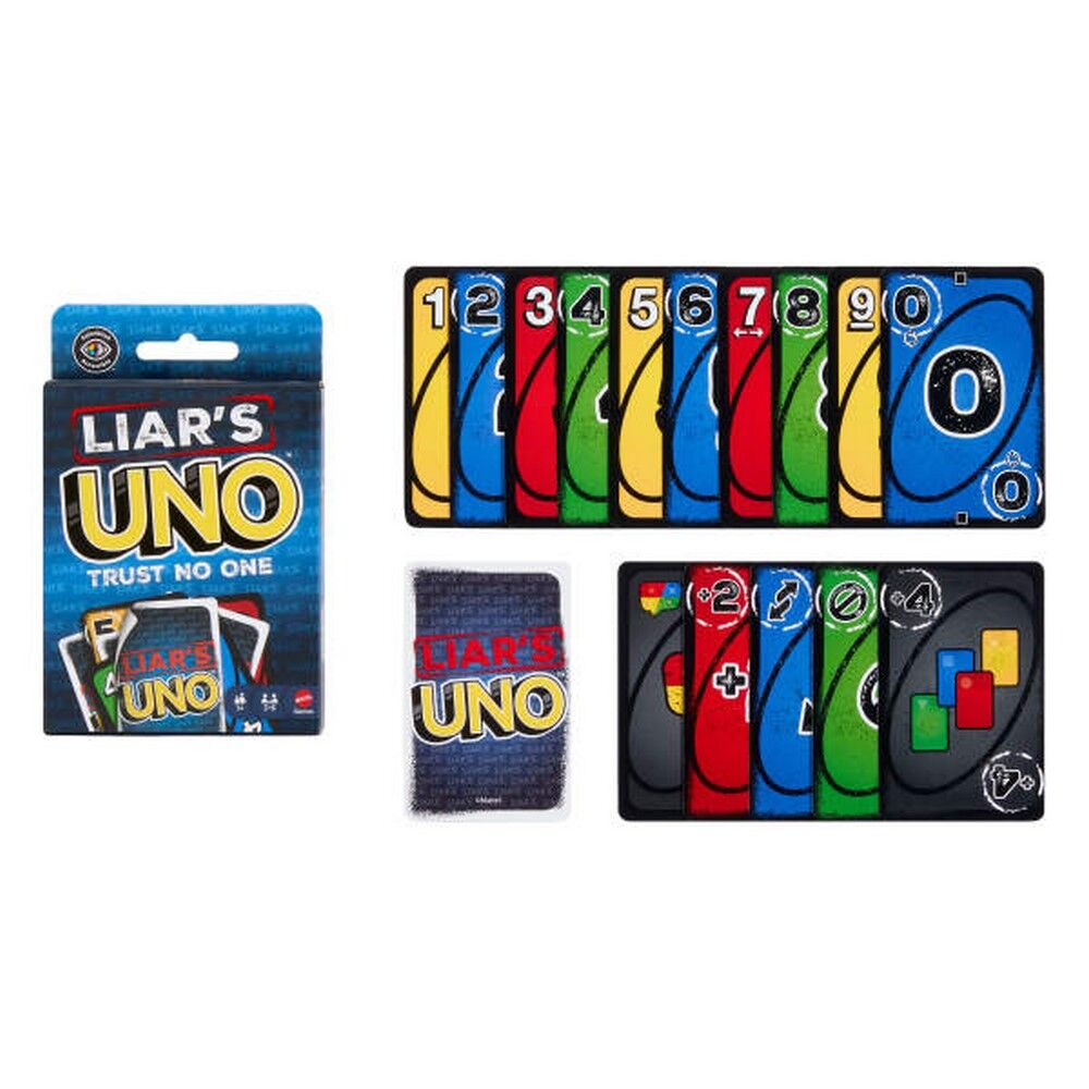 UNO Liars Edition Trust No One Card Game