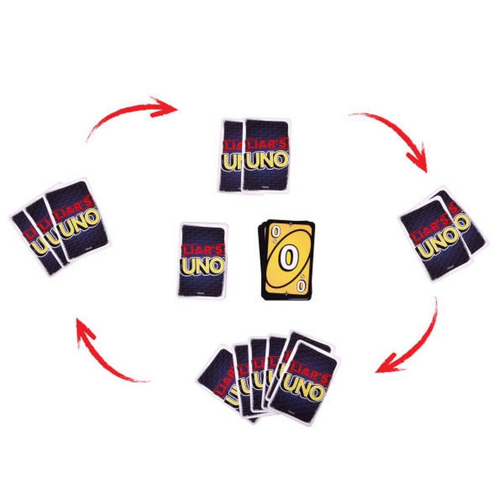 UNO Liars Edition Trust No One Card Game