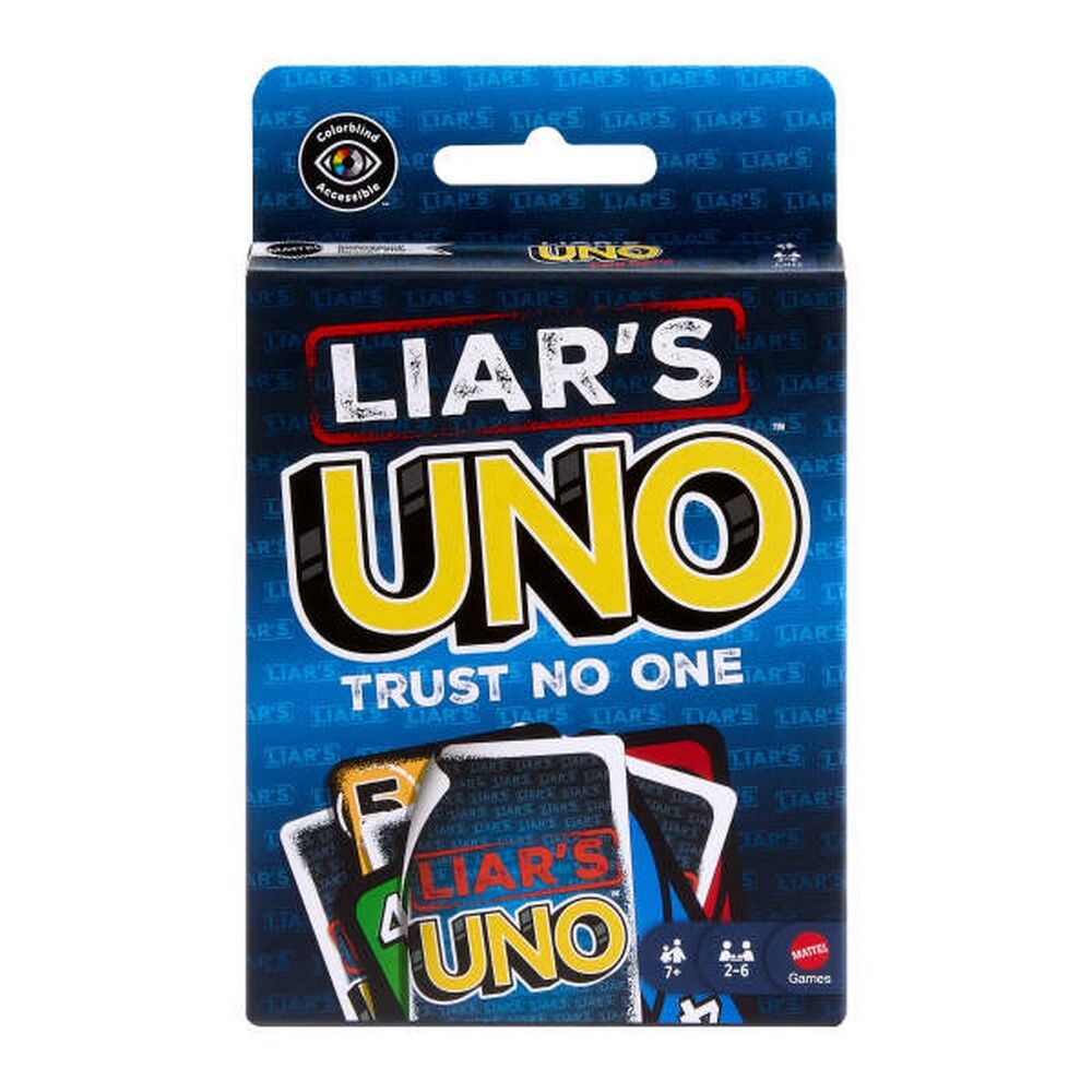 UNO Liars Edition Trust No One Card Game