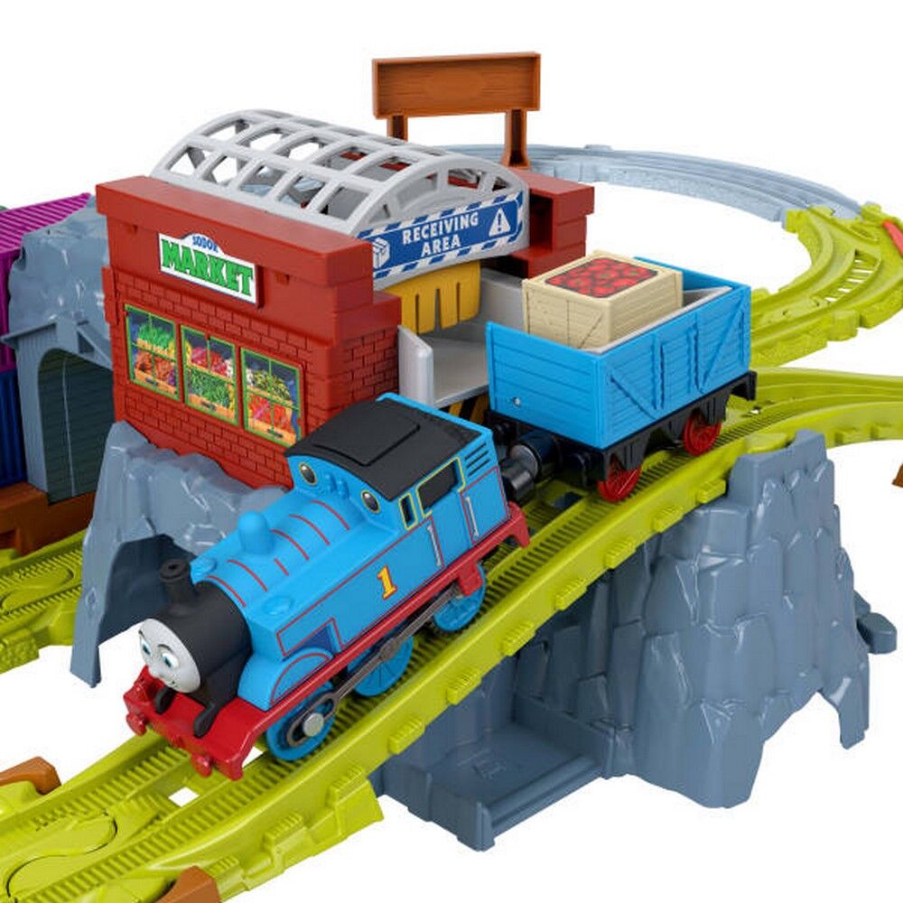 Thomas & Friends Cranky Dockside Delivery Motorized Train Set with Thomas