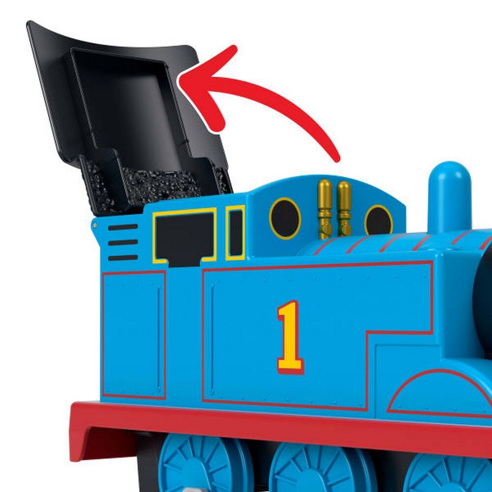 Thomas & Friends Giant Whistling Thomas from Fisher-Price, Large-Scale Engine with Push-Button Sound