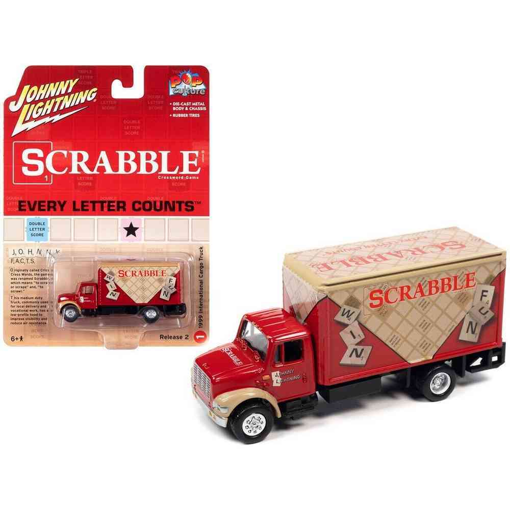 Johnny Lightning Scrabble 1999 International Cargo Truck