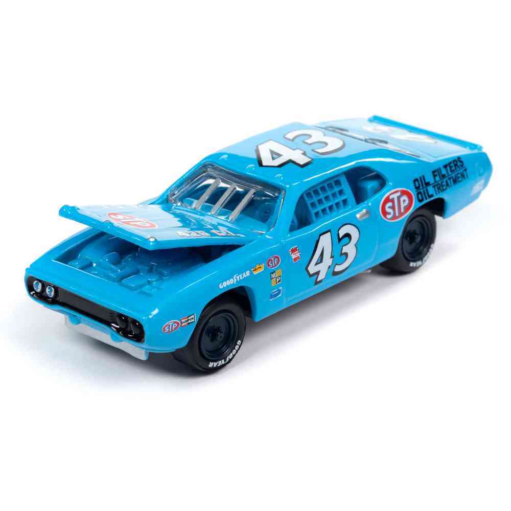 Johnny Lightning Pop Culture 1:64 - 1972 Plymouth Road Runner Stock Car (Richard Petty)