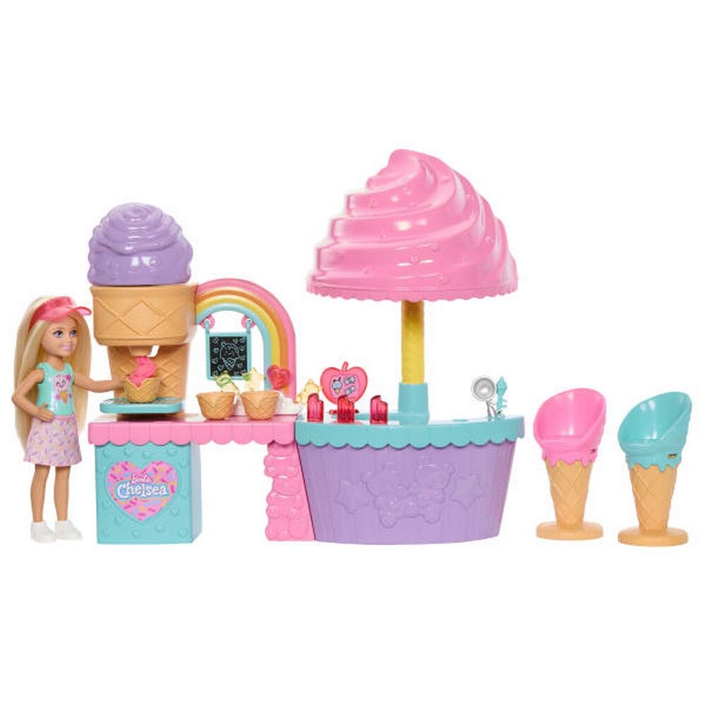 Barbie Club Chelsea Ice Cream Shop Playset with Chelsea Doll