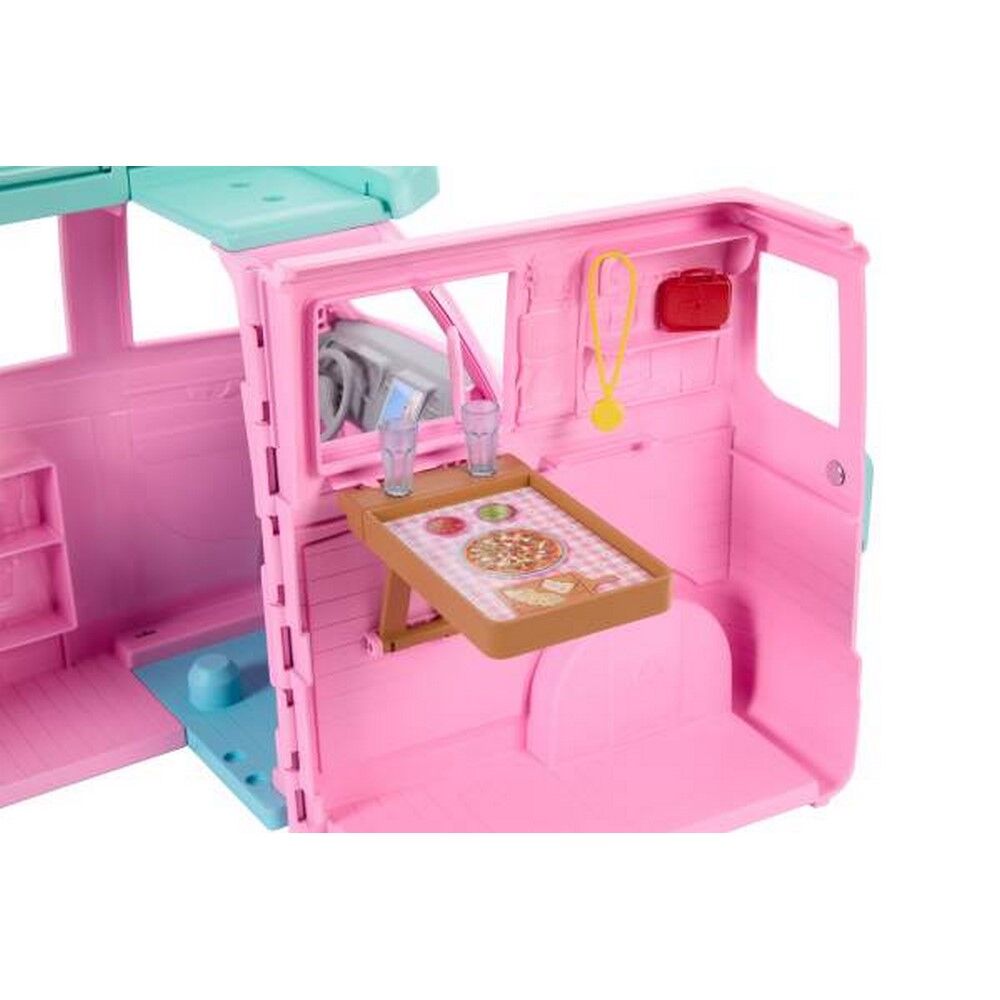 Barbie Dream Land Road Trip Camper Playset with Puppy & 20 Pieces