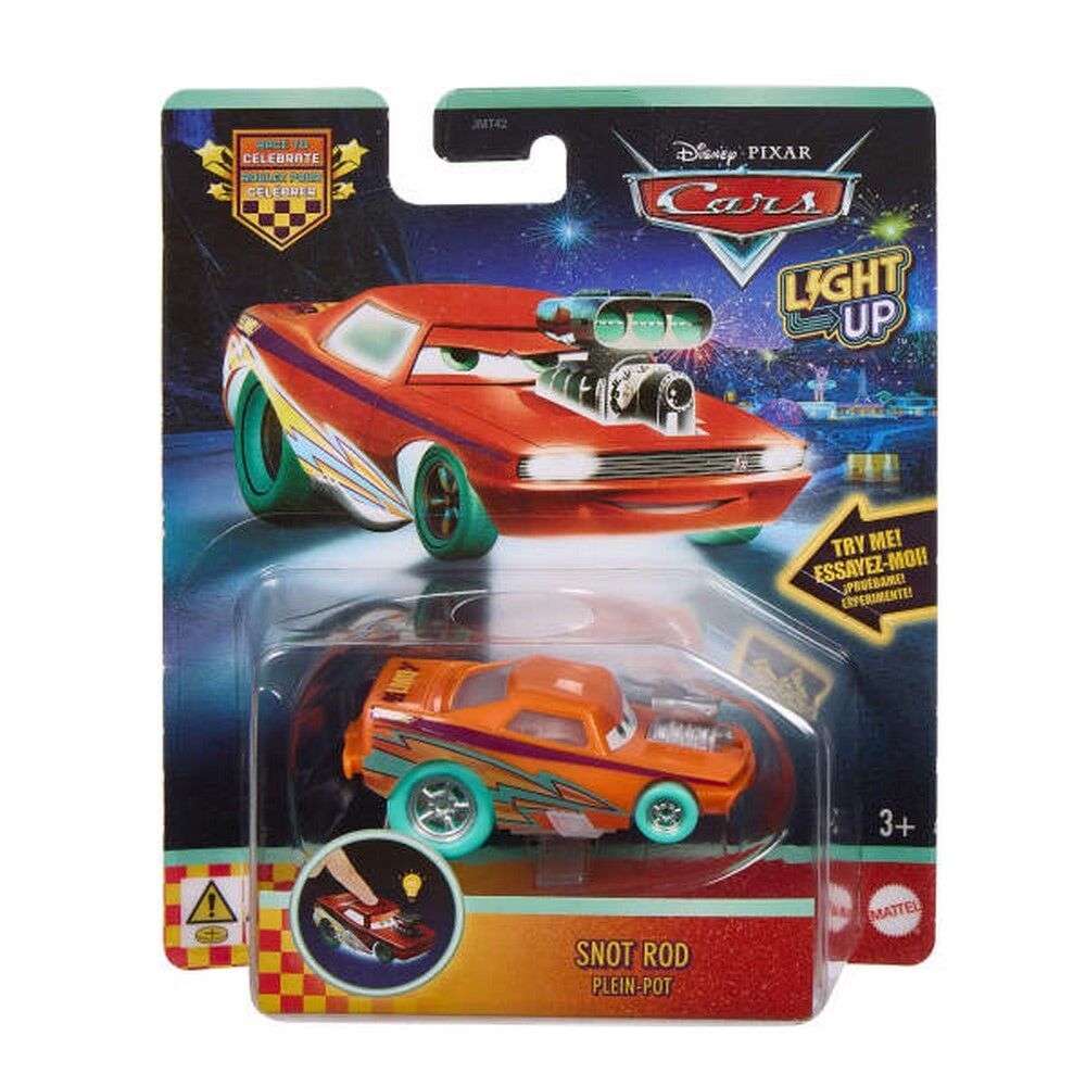 Disney Pixar Cars Light Up Snot Rod Character Vehicle
