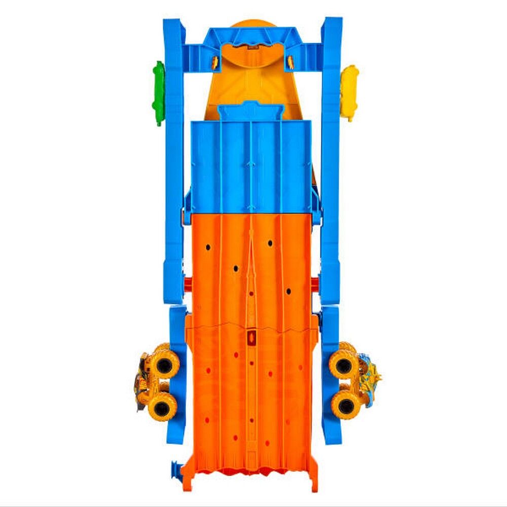 Hot Wheels Monster Trucks Trophy Champions Dual Terrain Raceway Playset
