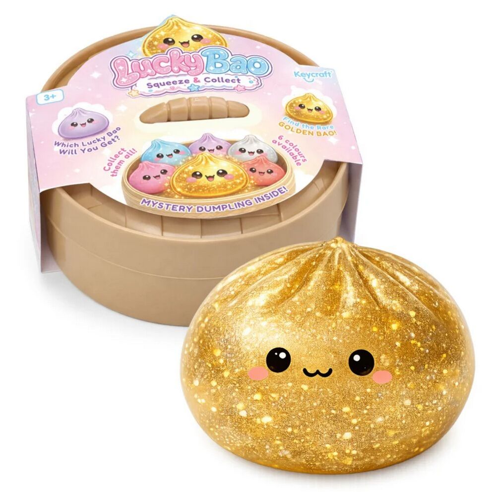 Keycraft Lucky Bao Mystery Dumpling Squishy (Large 10cm) Randomly Selected