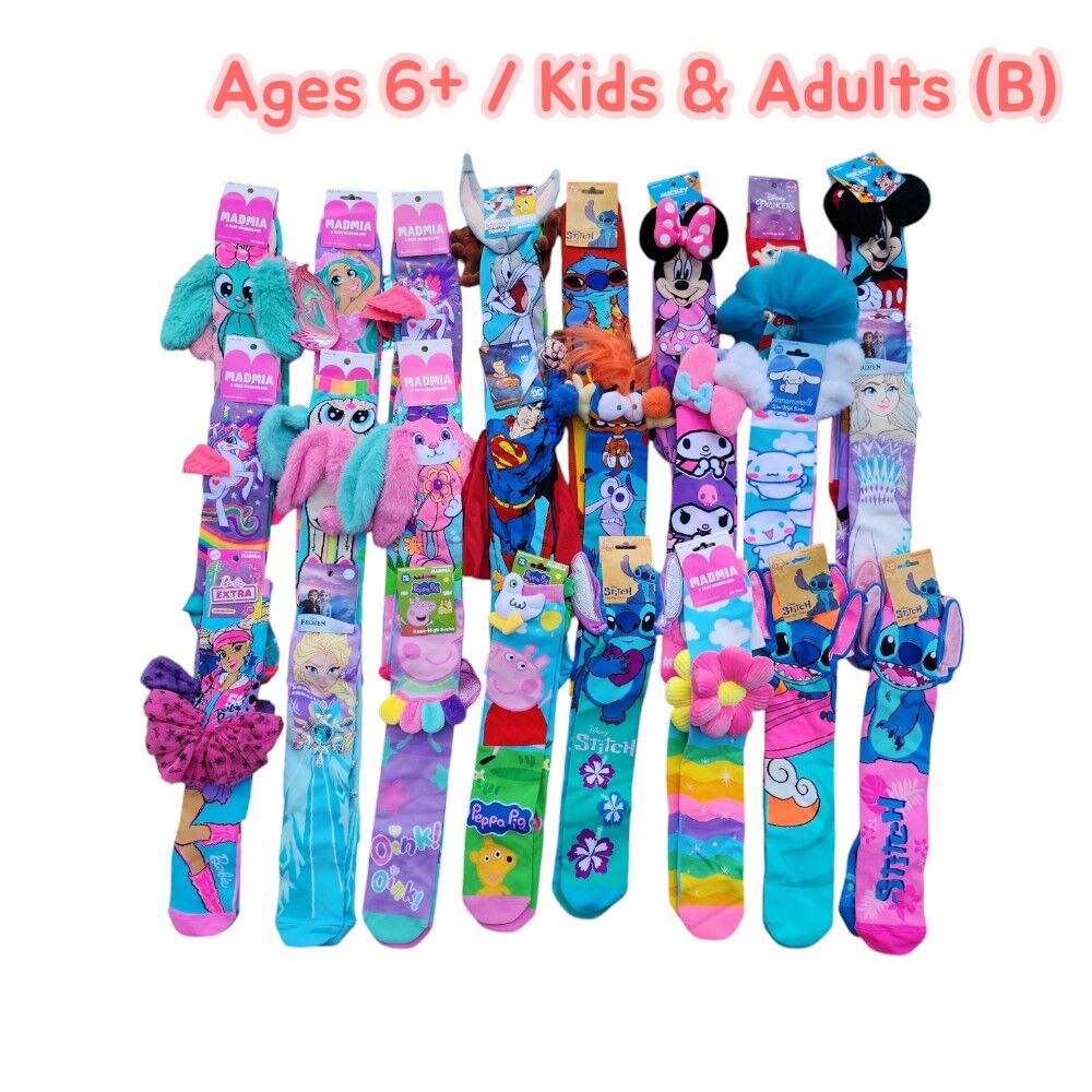 MADMIA Socks Assorted Style (Randomly Selected)