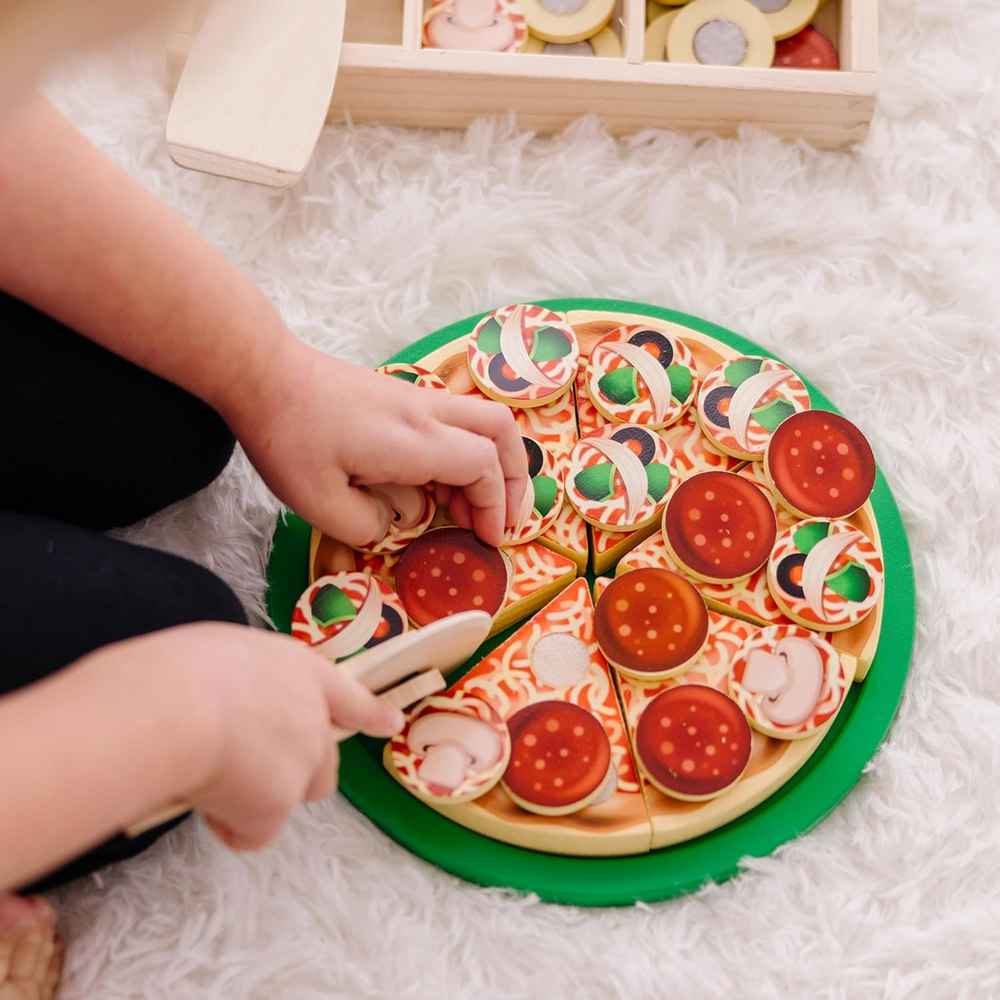 Melissa & Doug - Wooden Pizza