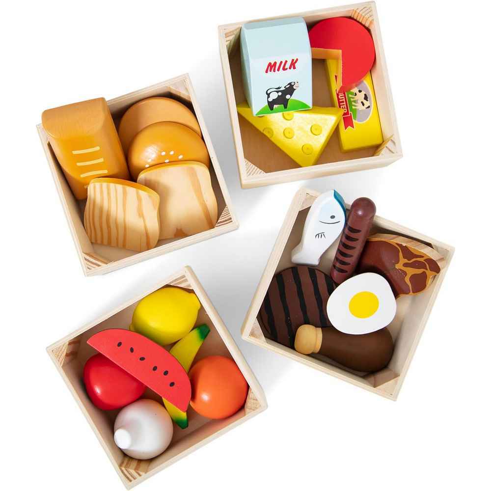 Melissa & Doug Food Groups 21 Wooden Pieces