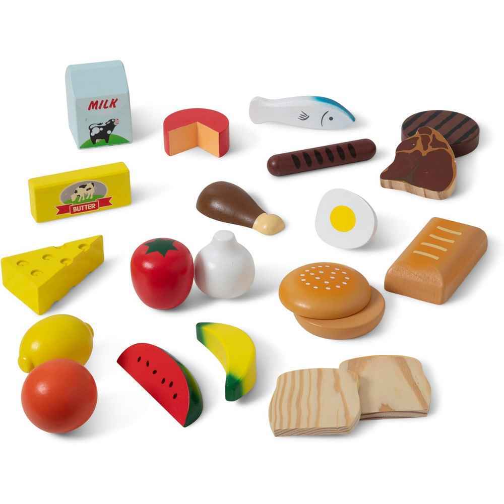 Melissa & Doug Food Groups 21 Wooden Pieces