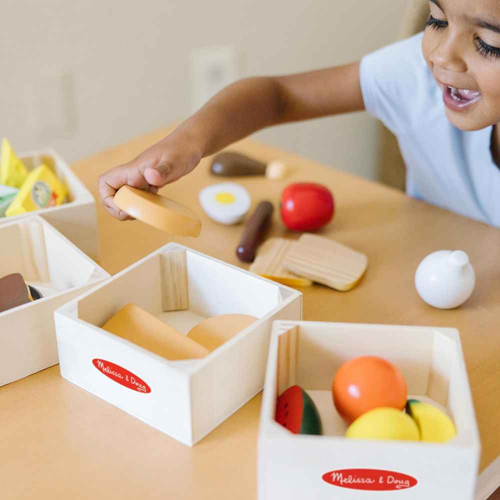 Melissa & Doug Food Groups 21 Wooden Pieces