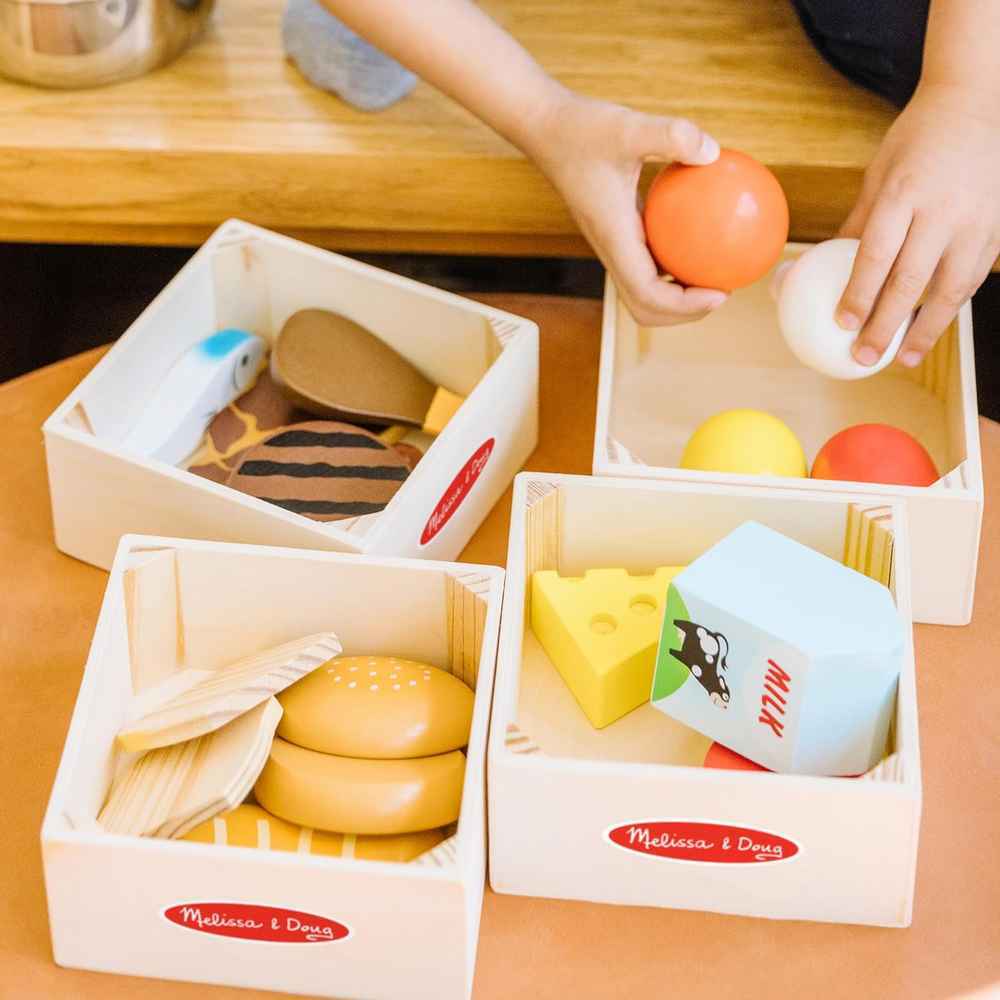 Melissa & Doug Food Groups 21 Wooden Pieces