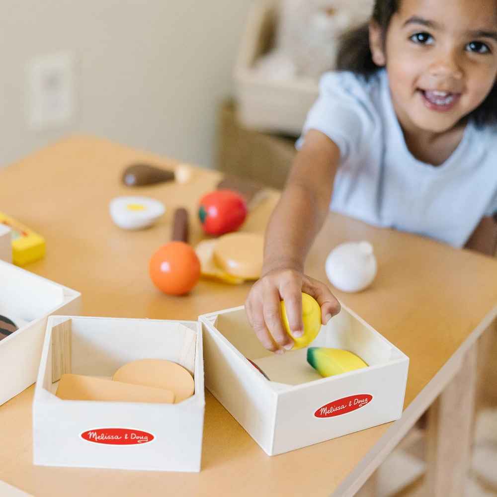 Melissa & Doug Food Groups 21 Wooden Pieces