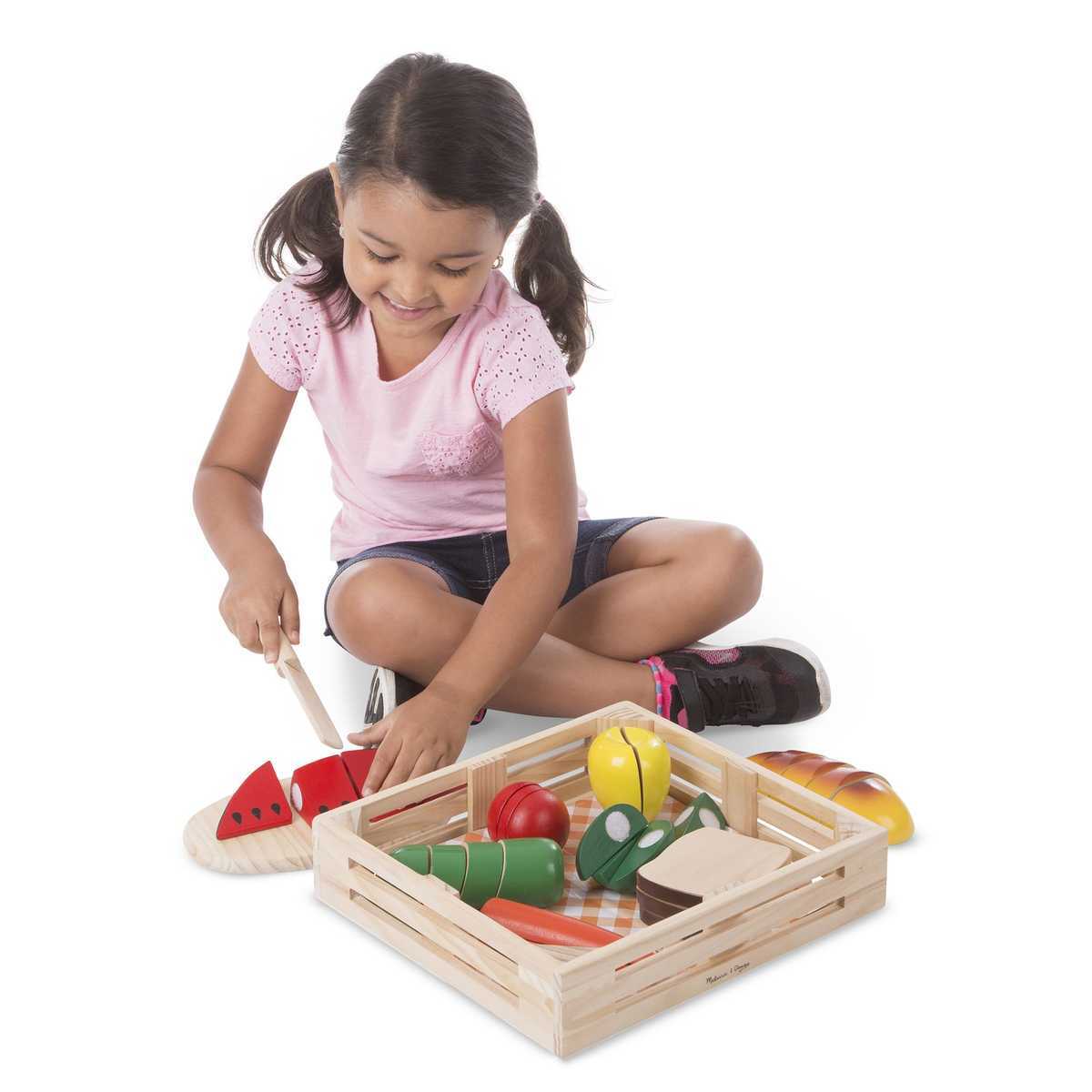 Melissa & Doug - Wooden Cutting Food