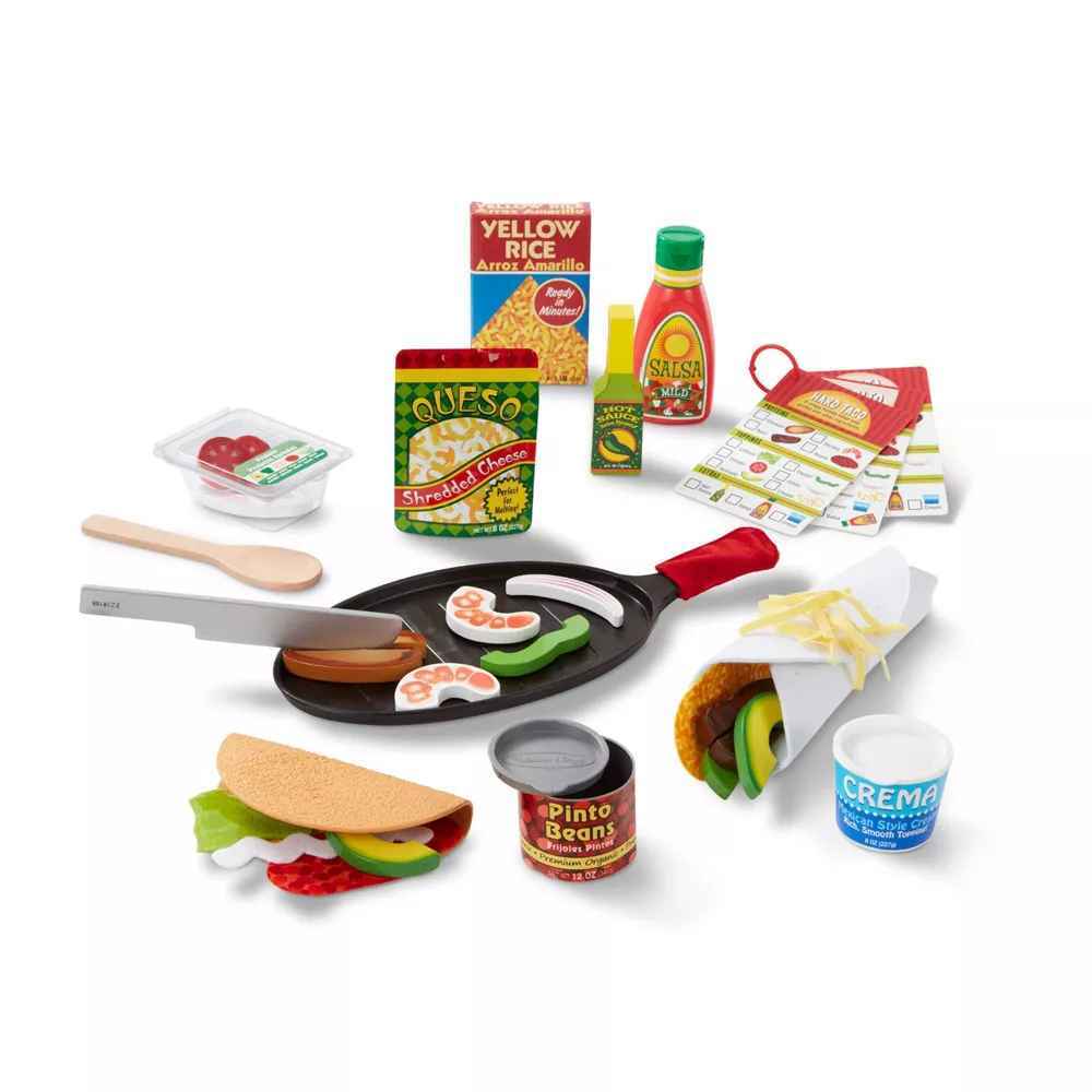 Melissa & Doug - Fill & Fold Taco & Tortilla Set