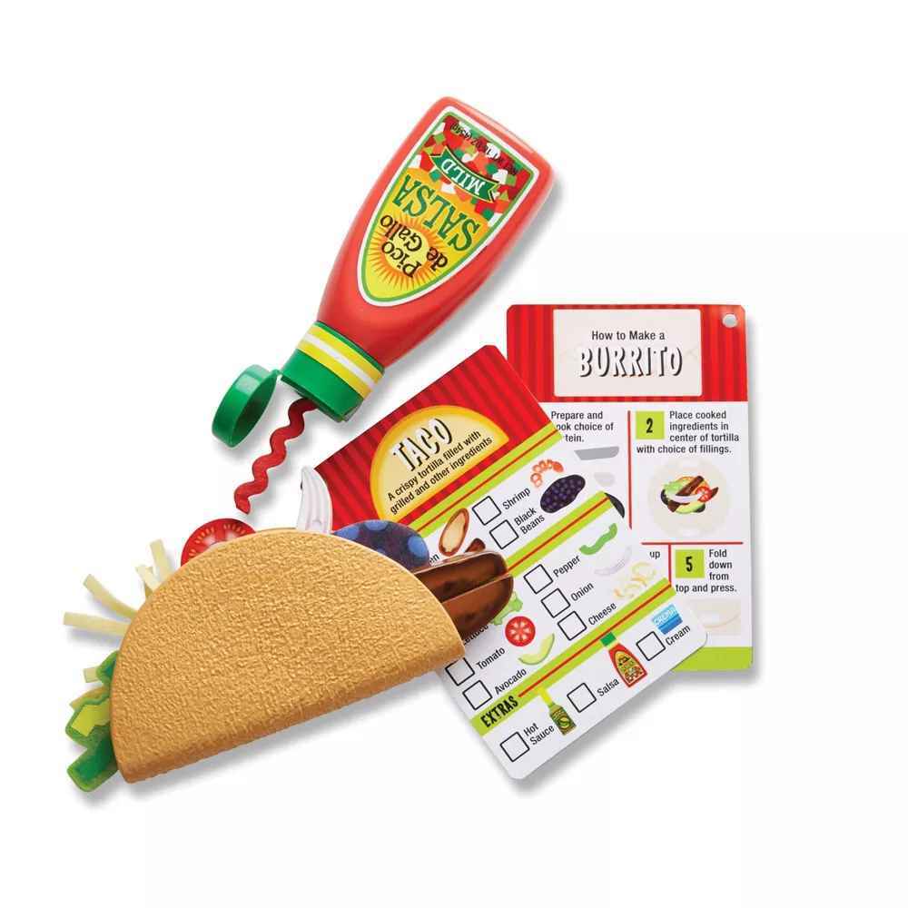 Melissa & Doug Fill & Fold Taco & Tortilla Set