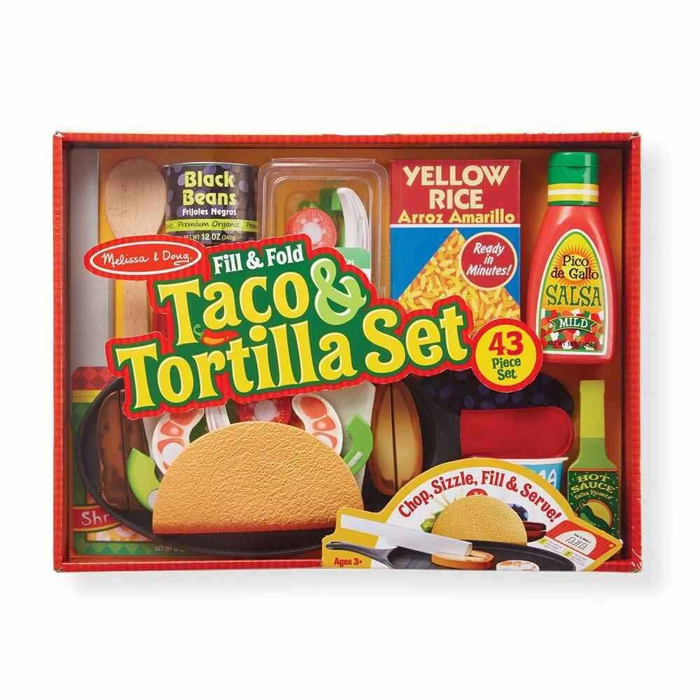 Melissa & Doug - Fill & Fold Taco & Tortilla Set