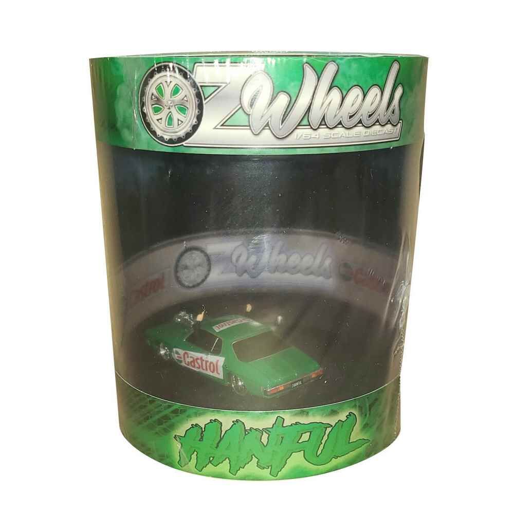 Oz Wheels 1:64 Castrol Hanful Monaro Skid in Cylinder