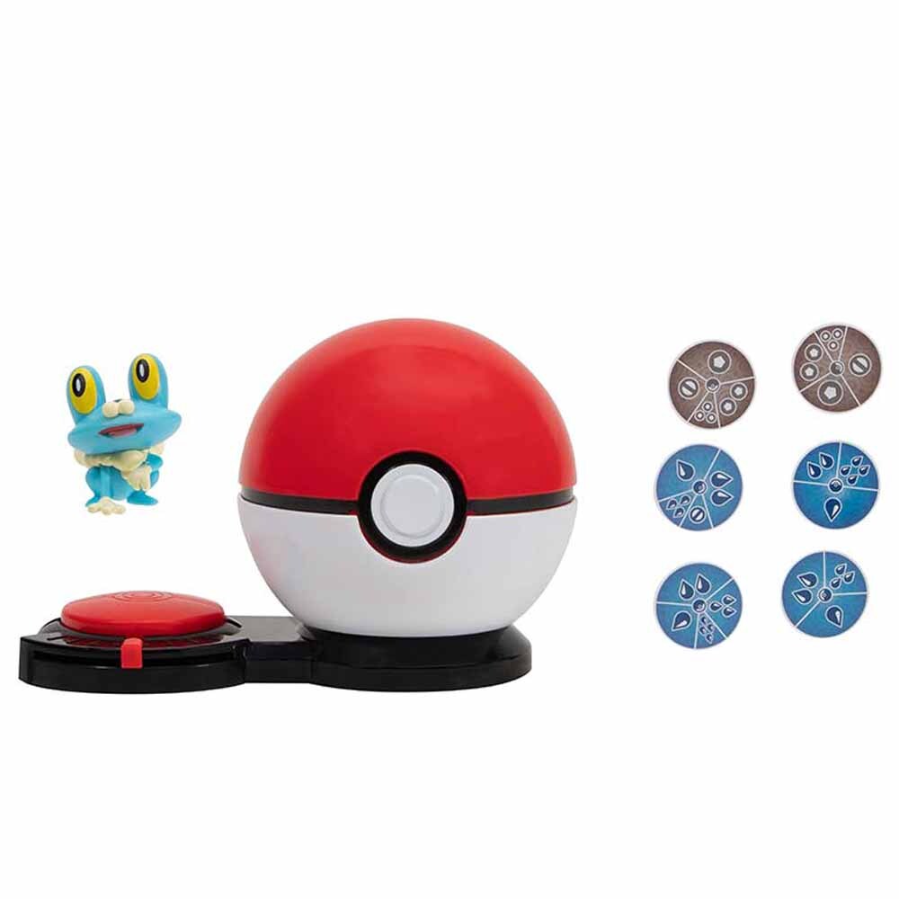 Pokemon Surprise Attack Game - Froakie + Poke Ball