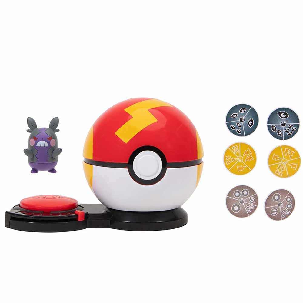 Pokemon Surprise Attack Game - Morpeko (Hangry Mode) + Fast Ball