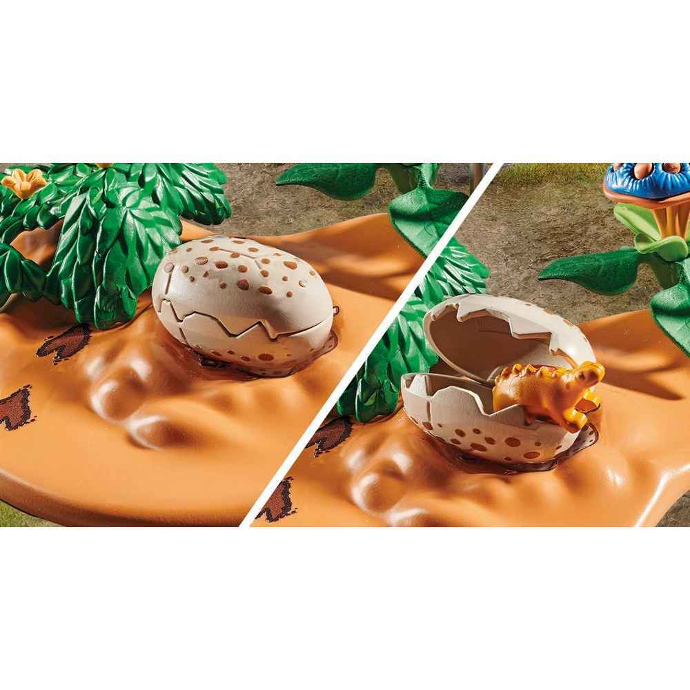 Playmobil Dinos Stegosaurus Nest with Egg Theif