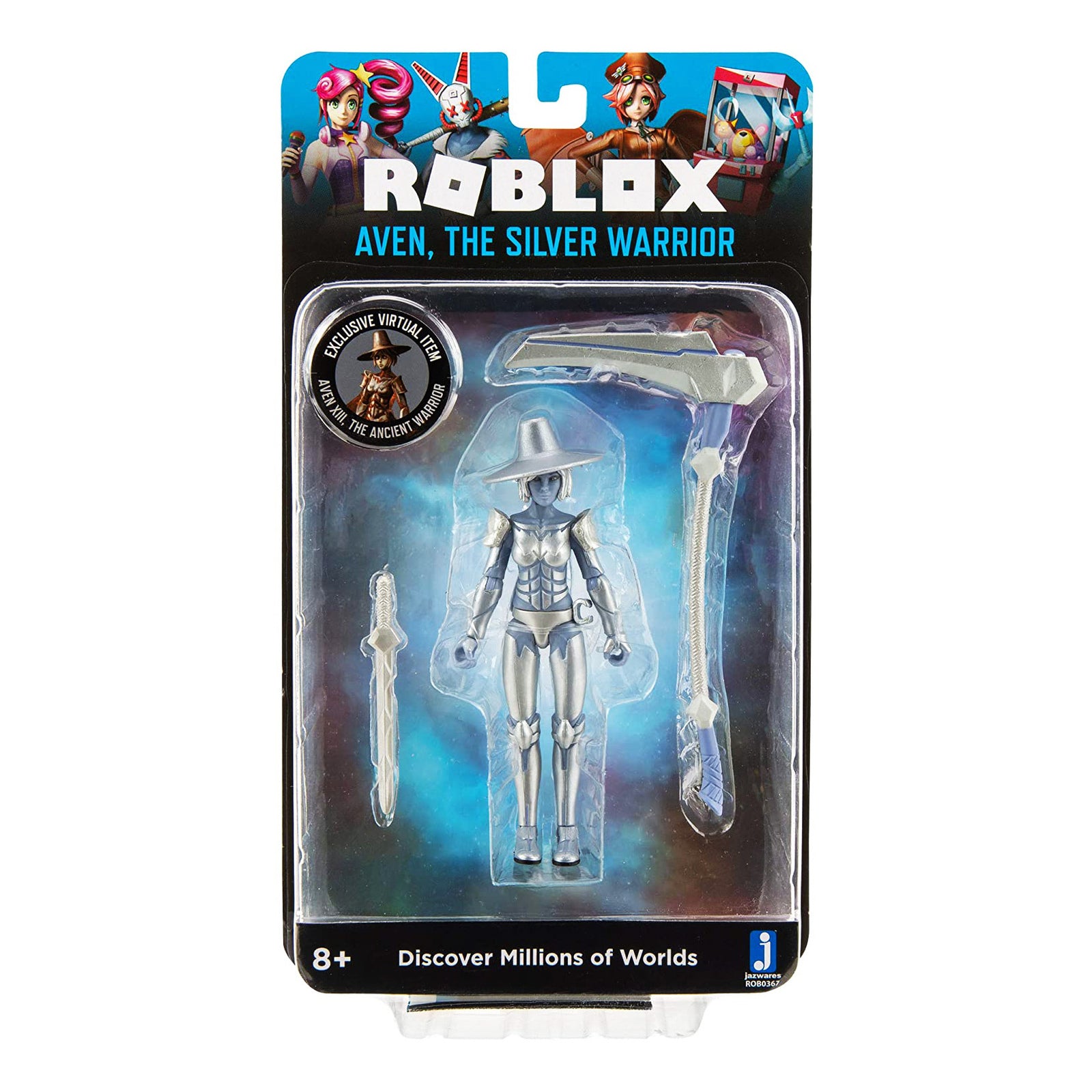 Roblox Figure - Aven the Silver Warrior