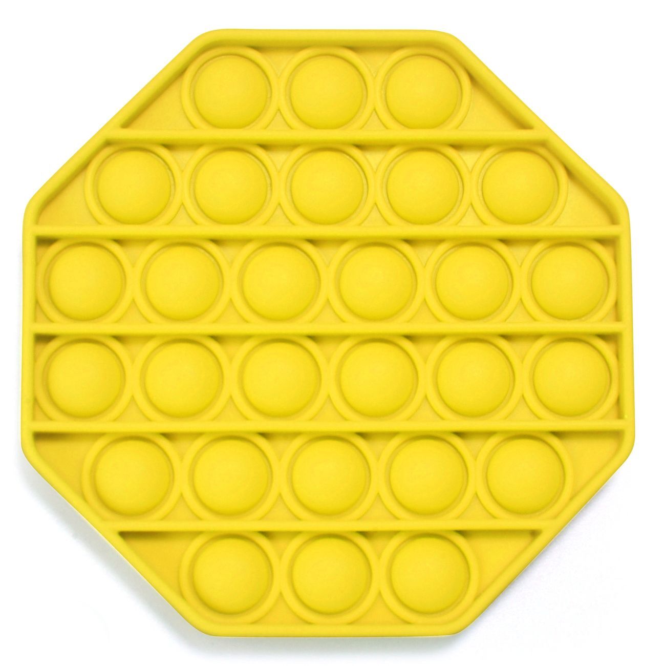 Push & Pop Octagon Yellow Pop It