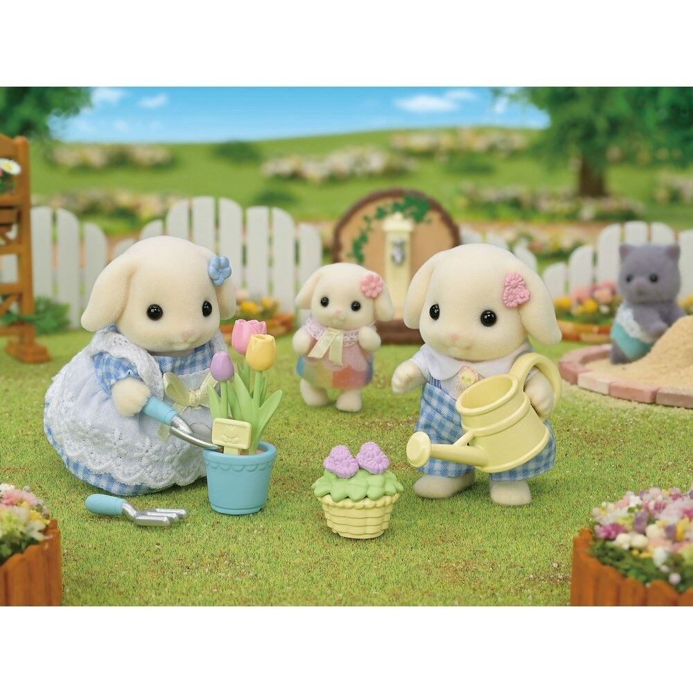 Sylvanian Families Blossom Gardening Set - Flora Rabbit Sister & Brother